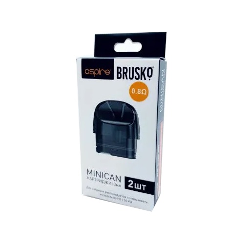 Картридж Brusko Minican 0.8 ohm 3ml 1/1 (Черный (стандартный))