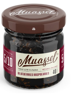 Muassel STRONG 40г (Черника Малина, Крепкий)