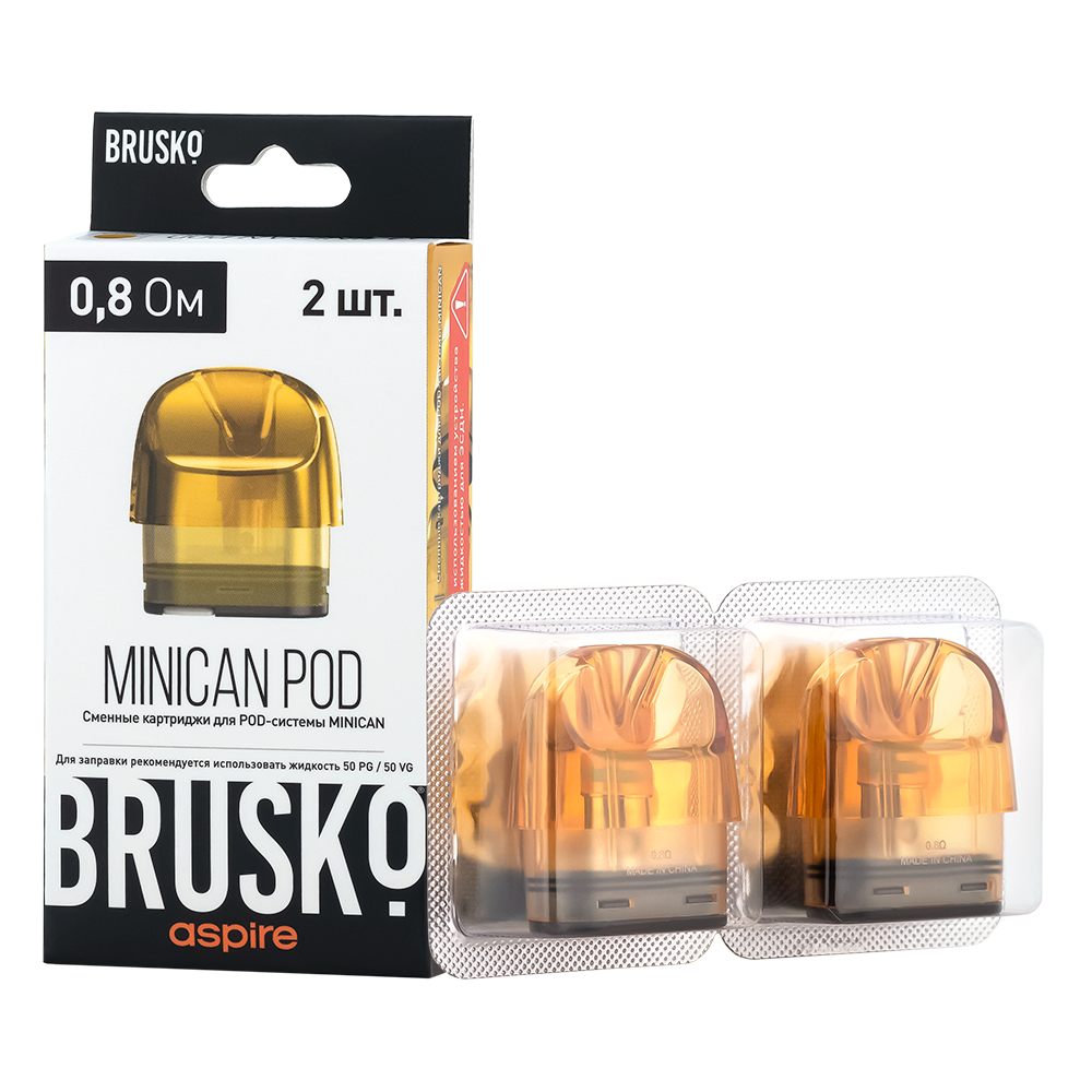 Картридж Brusko Minican 0.8 ohm 3ml 1/1