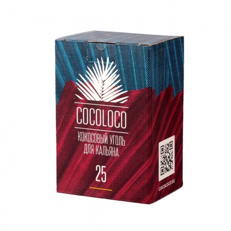 Уголь Cocoloco 25мм 72шт 1кг 1/20