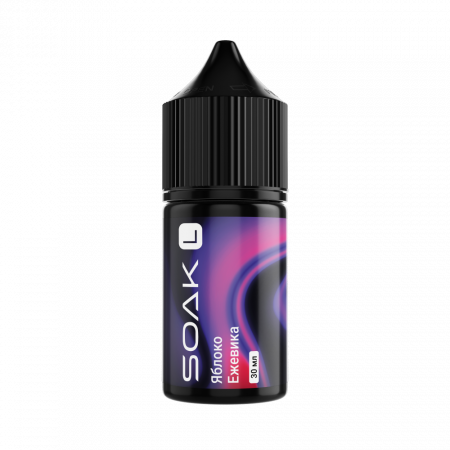 Жидкость SOAK L 30ml 20mg (Яблоко Ежевика)