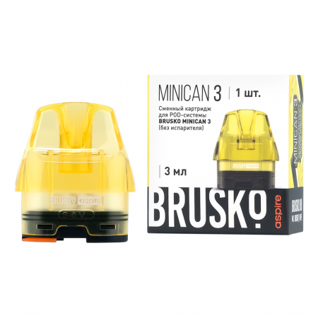 Картридж Brusko MINICAN 3 (цветн.) 1/1 (Желтый)