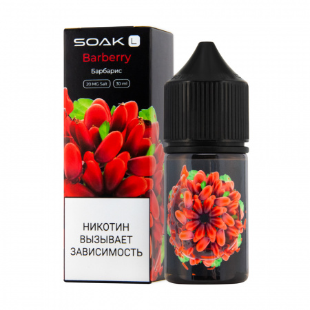 Жидкость SOAK L 30ml 20mg (Барбарис, Light)