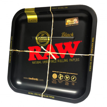 Поднос RAW Black Square 23х23 см