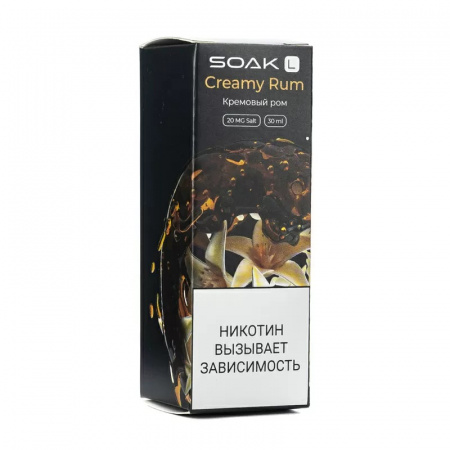 Жидкость SOAK L 30ml 20mg (Кремовый ром, Light)
