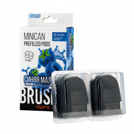 Картридж Brusko Minican 2.4ml 1/2 (Синяя малина)