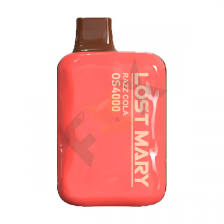 Lost Mary OS 4000тяг (Razz Cola (Малина кола), 4000 тяг)