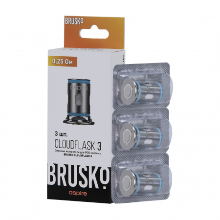 Испаритель Brusko CLOUDFLASK 3 1/3 (0.25 Ом)
