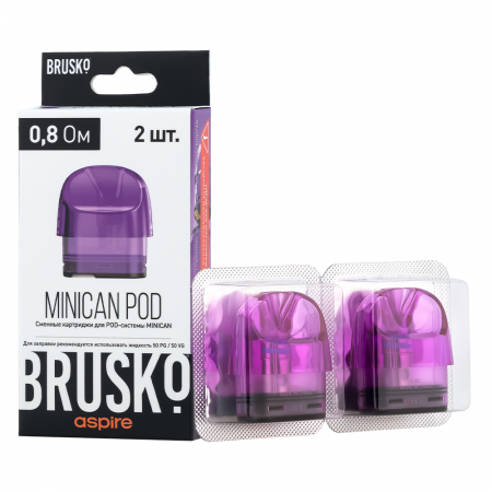 Картридж Brusko Minican 0.8 ohm 3ml 1/1 (Фиолетовый)