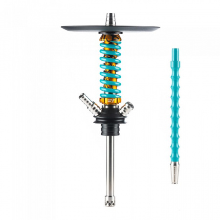 Шахта Mamay Customs Coilovers Micro (Золото-Морская волна, 38 см, Шахта, Мундштук, 12 мм, Да, Нержавеющая сталь)