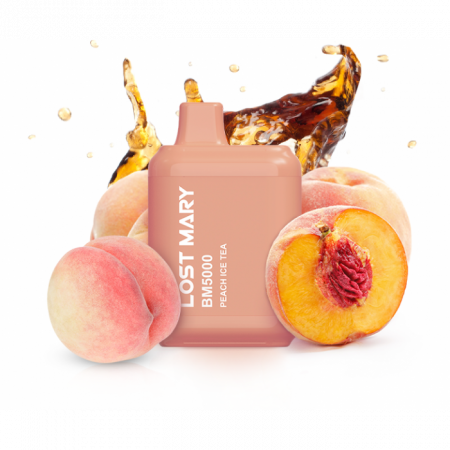 Lost Mary BM 5000тяг (Peach Ice Tea (Холодный персиковый чай), 5000 тяг)