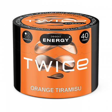 Twice 40г (Orange Tiramisu (Апельсиновый тирамису), Лёгкий)