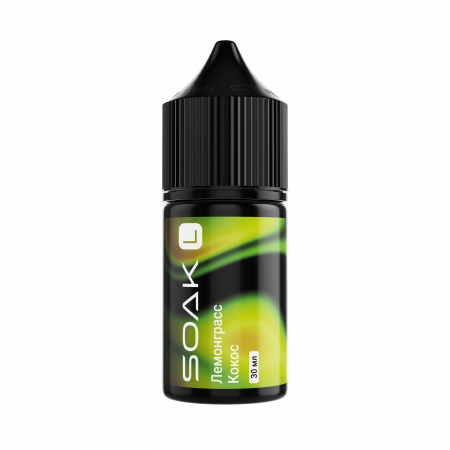 Жидкость SOAK L 30ml 20mg (Лемонграсс Кокос, Light)