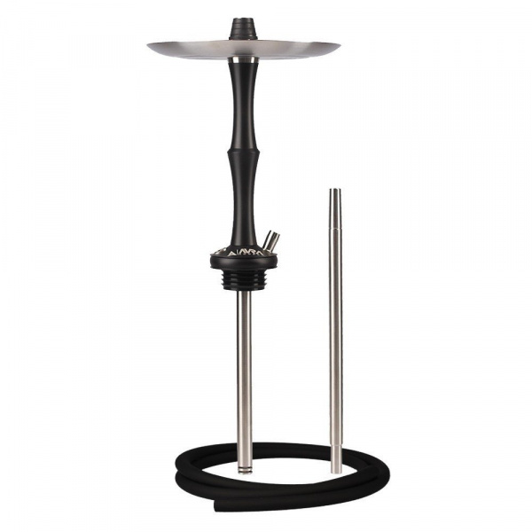 Шахта Aura model Black (Black, 47 см, 14 мм, Шахта, Шланг, Мундштук, Нержавеющая сталь, Нет)