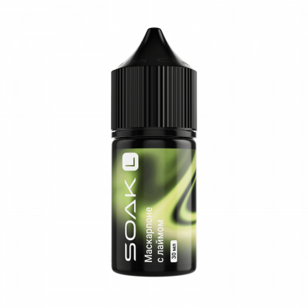 Жидкость SOAK L 30ml 20mg (Маскарпоне с Лаймом, Light)