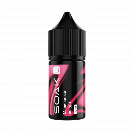 Жидкость SOAK L 30ml 20mg (Малиновый йогурт, Light)