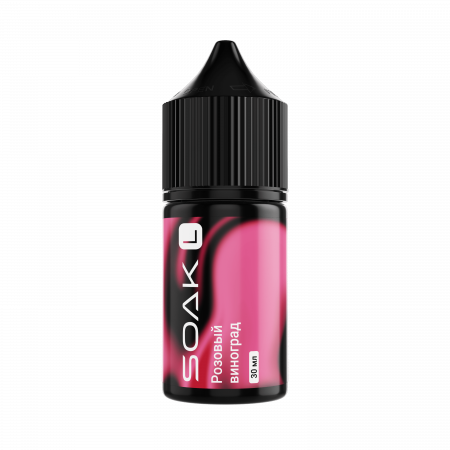 Жидкость SOAK L 30ml 20mg (Розовый виноград, Light)