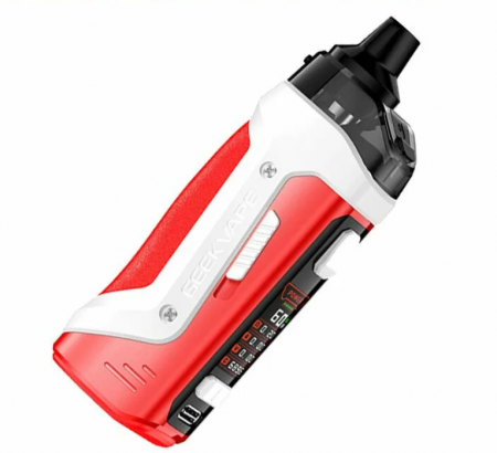 POD-система Geekvape B60 (Aegis Boost 2) (Red and White (Красный и белый), 2000 mAh, 60 W, 5 мл, Кнопка)