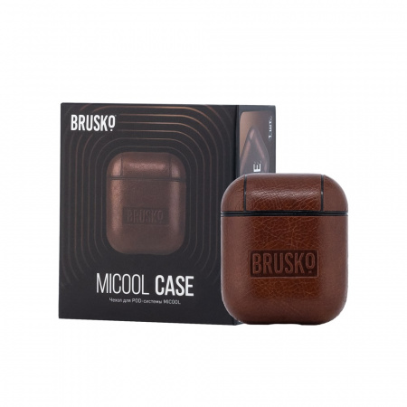 Чехол из полиуретановой кожи к BRUSKO ZQ MICOOL (темно-коричневый (dark))