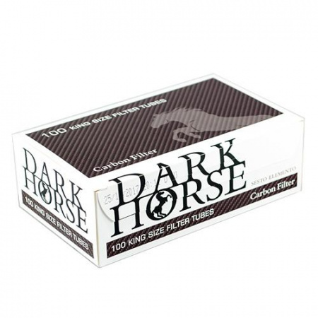 Гильзы сигаретные DarkHorse Carbon*100
