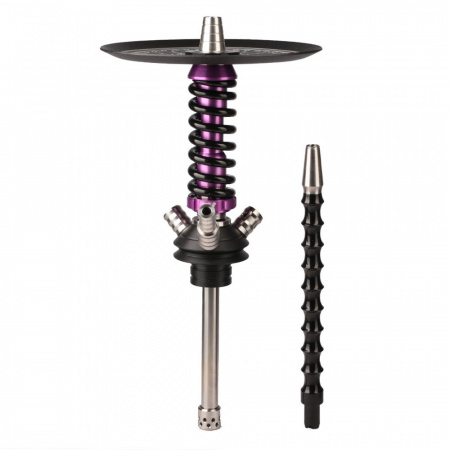 Шахта Mamay Customs Coilovers Micro (Фиолетовая шахта, черная пружина, 38 см, Шахта, Мундштук, 12 мм, Да, Нержавеющая сталь)