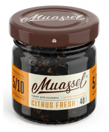Muassel EXTRA STRONG 40г (Цитрусовый Фреш, Крепкий)