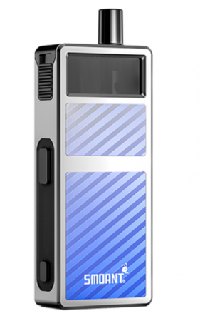 POD-система Smoant Pasito Mini (Blue twill (Синий), Кнопка, 1000 mAh, 3,5 мл, 30 W)