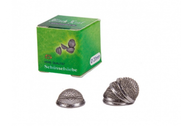 Сетки ПОЛУСФЕРА С ОКАНТОВКОЙ Black Leaf Steel Screens 20mm (1уп.)